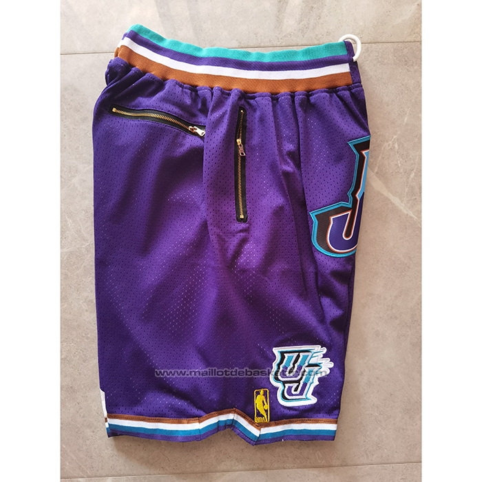 Short Utah Jazz Mitchell & Ness 1996-97 Volet